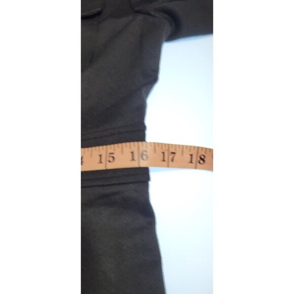 Nanette Lepore Womens Black Long Sleeve Ponte Shirtdress Size 8 Utility Chic NEW - Picture 13 of 14